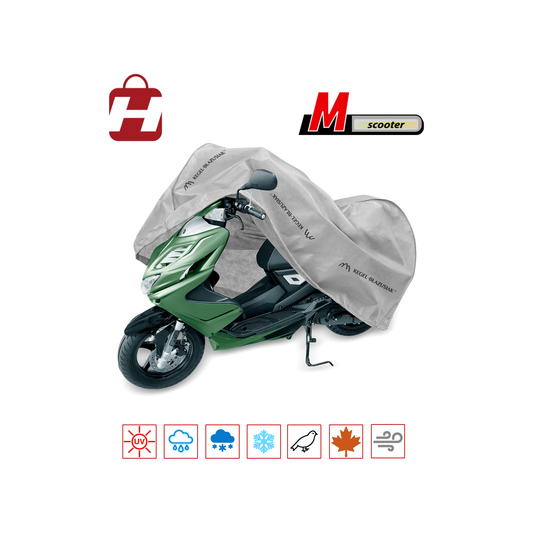 Motor Scooter Cover 170-185 cm | Hanwell Mobile Garage Anti UV Waterproof Breathable All-Season Protection size M