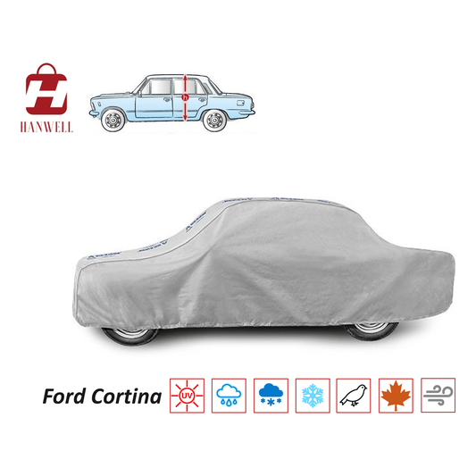 Car Cover for Ford Cortina | Hanwell Mobile Garage Waterproof Anti UV Windproof Covers