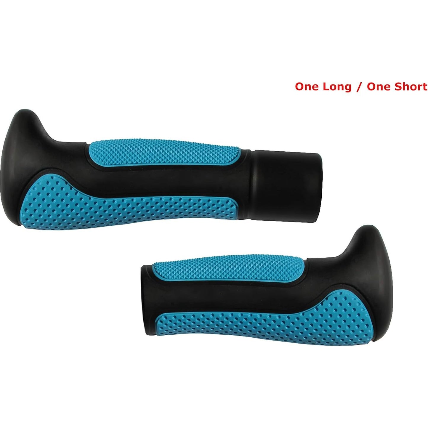 BRAT Ergonomic Bicycle Handle Grips - NonSlip Rubber, Commute Leisure Racing Mountain Bike