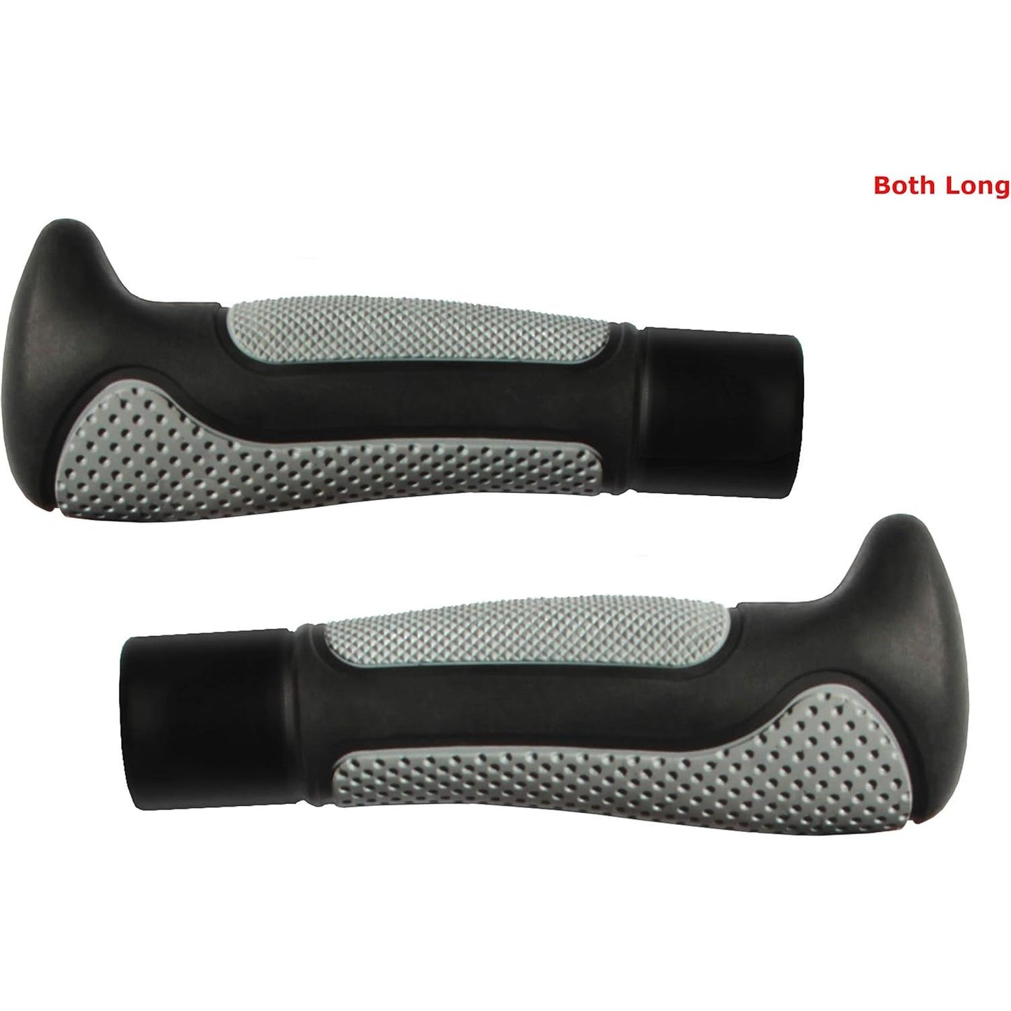 BRAT Ergonomic Bicycle Handle Grips - NonSlip Rubber, Commute Leisure Racing Mountain Bike