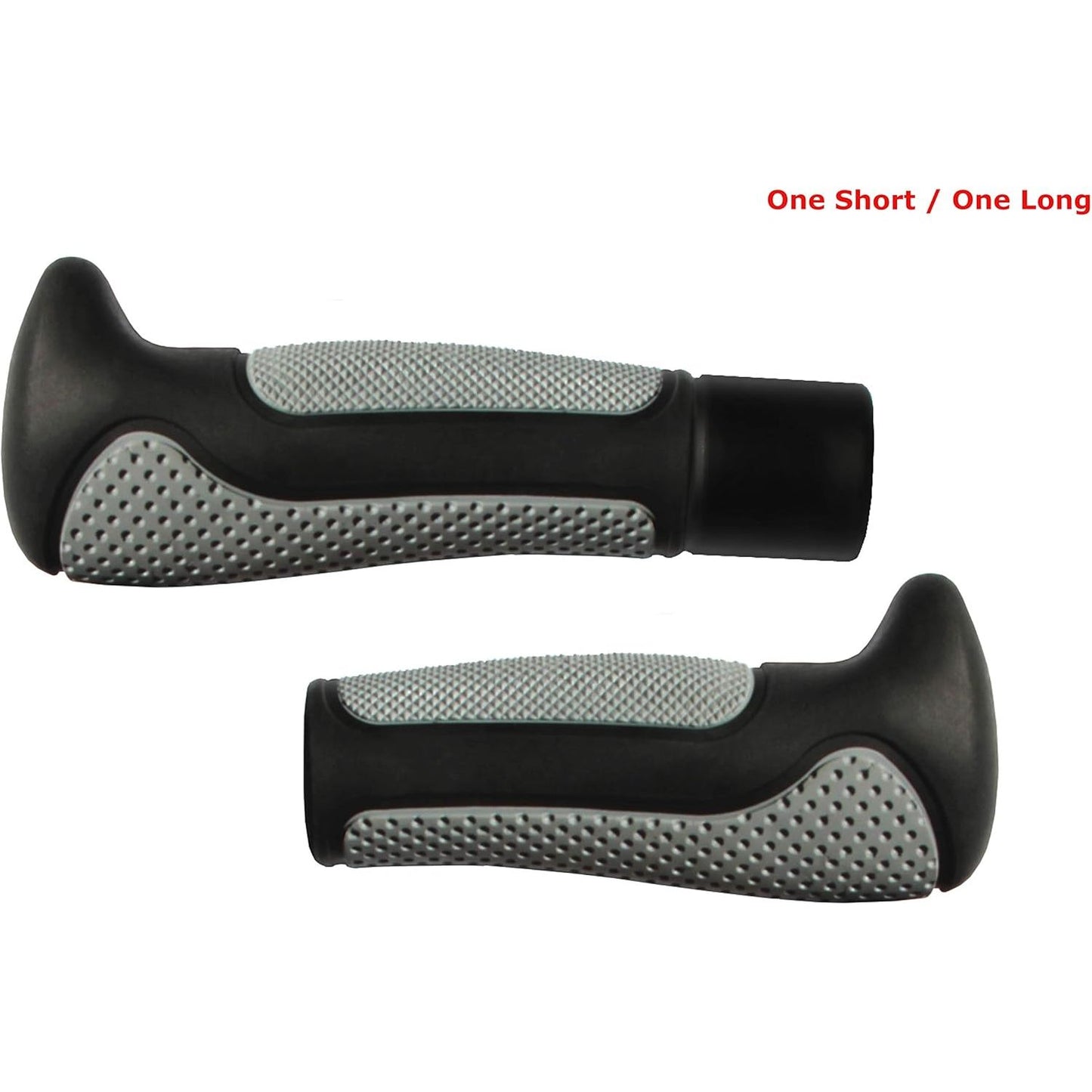 BRAT Ergonomic Bicycle Handle Grips - NonSlip Rubber, Commute Leisure Racing Mountain Bike