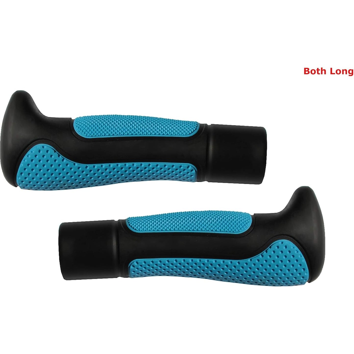 BRAT Ergonomic Bicycle Handle Grips - NonSlip Rubber, Commute Leisure Racing Mountain Bike