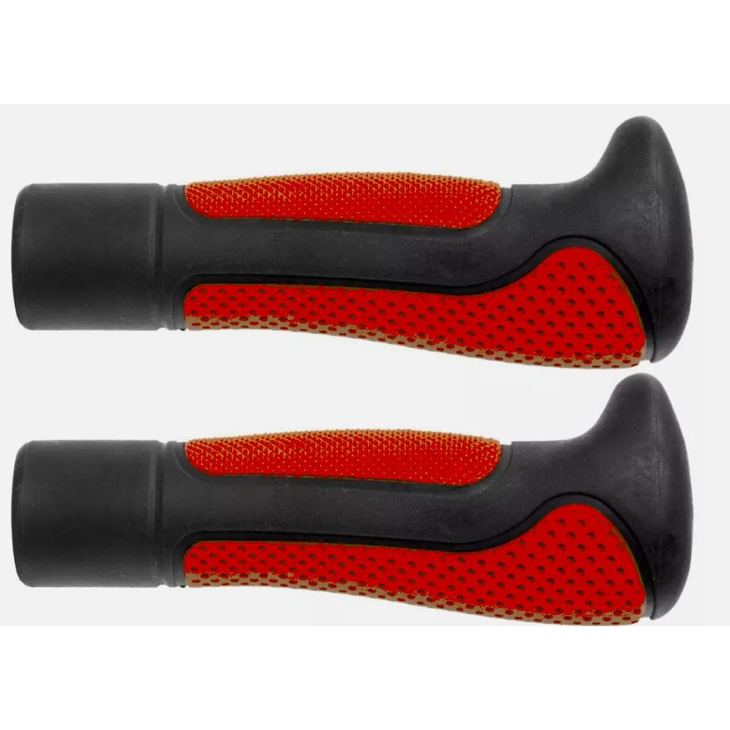 BRAT Ergonomic Bicycle Handle Grips - NonSlip Rubber, Commute Leisure Racing Mountain Bike