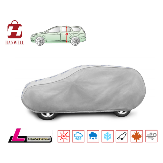 Car Cover for Hatchback | Hanwell Mobile Garage Anti UV Waterproof Snowproof Breathable L2