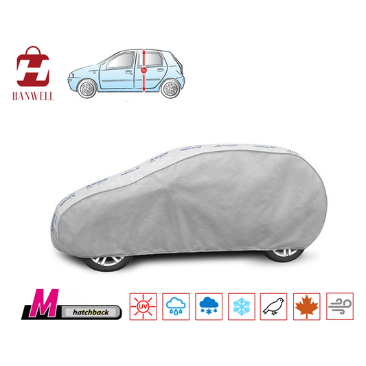 Car Cover for Hatchback | Hanwell Mobile Garage Sun Rain Dust Protection M1