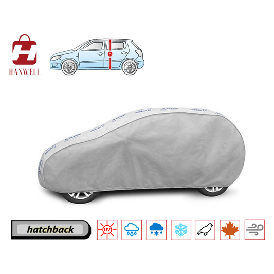 Car Cover for Hatchback | Hanwell Mobile Garage Anti UV Waterproof Snowproof Breathable M2