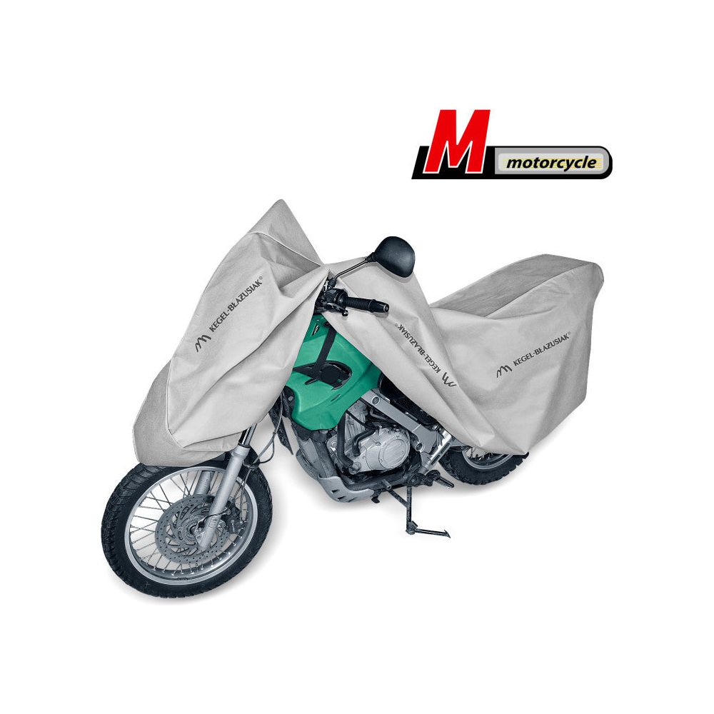 Motorcycle Cover 190-215 cm | Hanwell Optimal Garage | Anti-UV Waterproof Breathable All-Season Protection | Size M